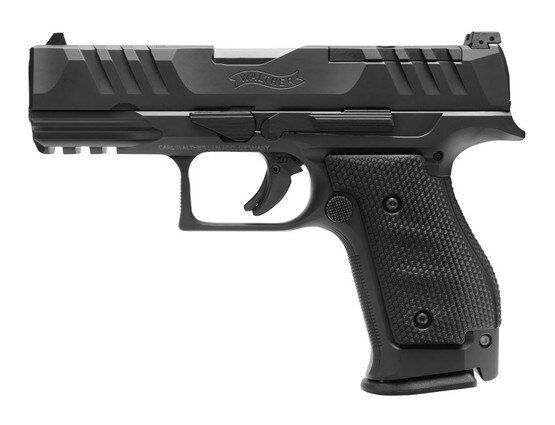 Walther PDP steel frame 9mm pistol with 4-inch barrel.